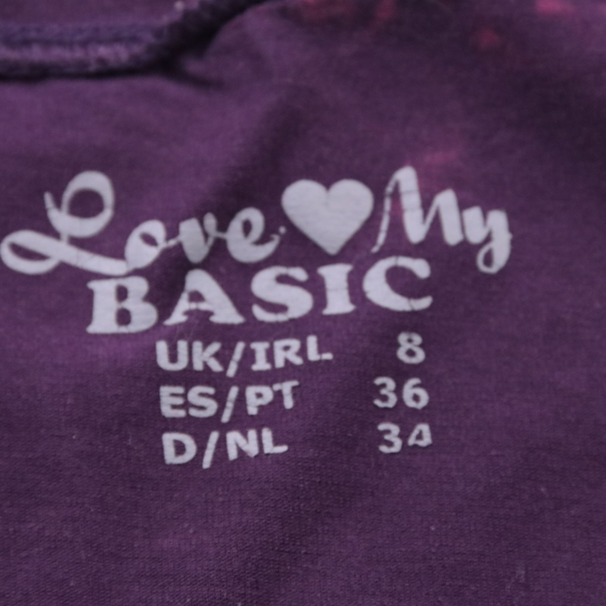 лонгслив Love My Basic