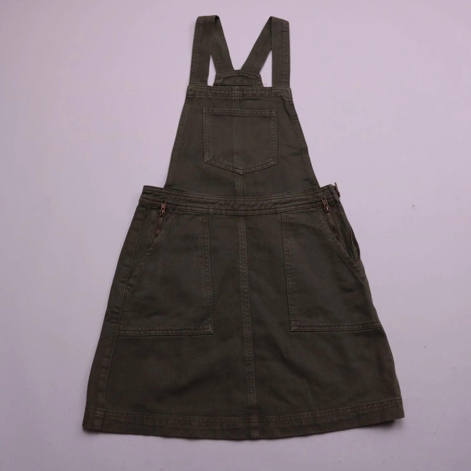 Женский сарафан хаки Denim Co. из денима, размер 42 (S)